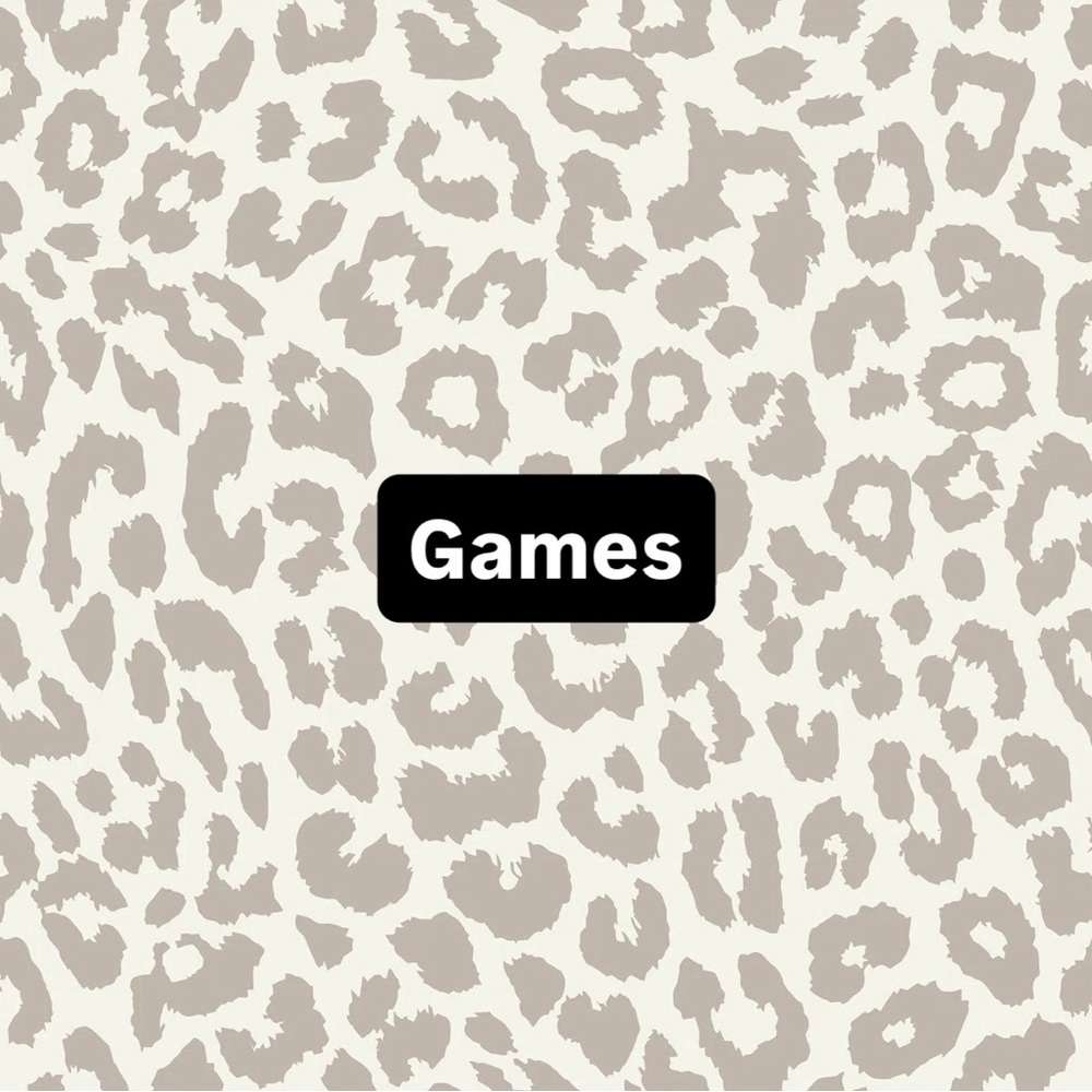 Leopard Print Game Mat